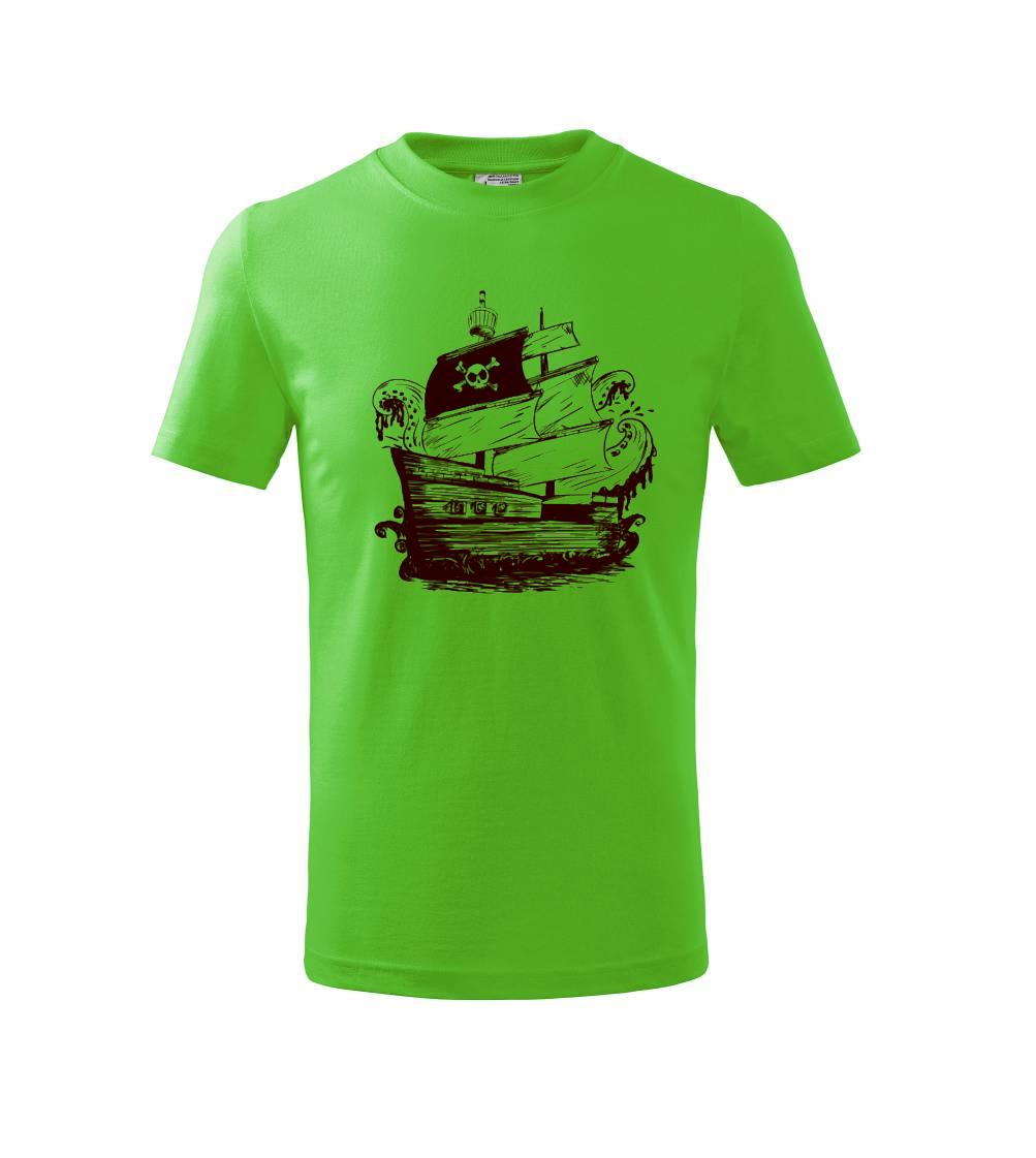 Pirátská loď maľovaná Pirátská loď maľovaná