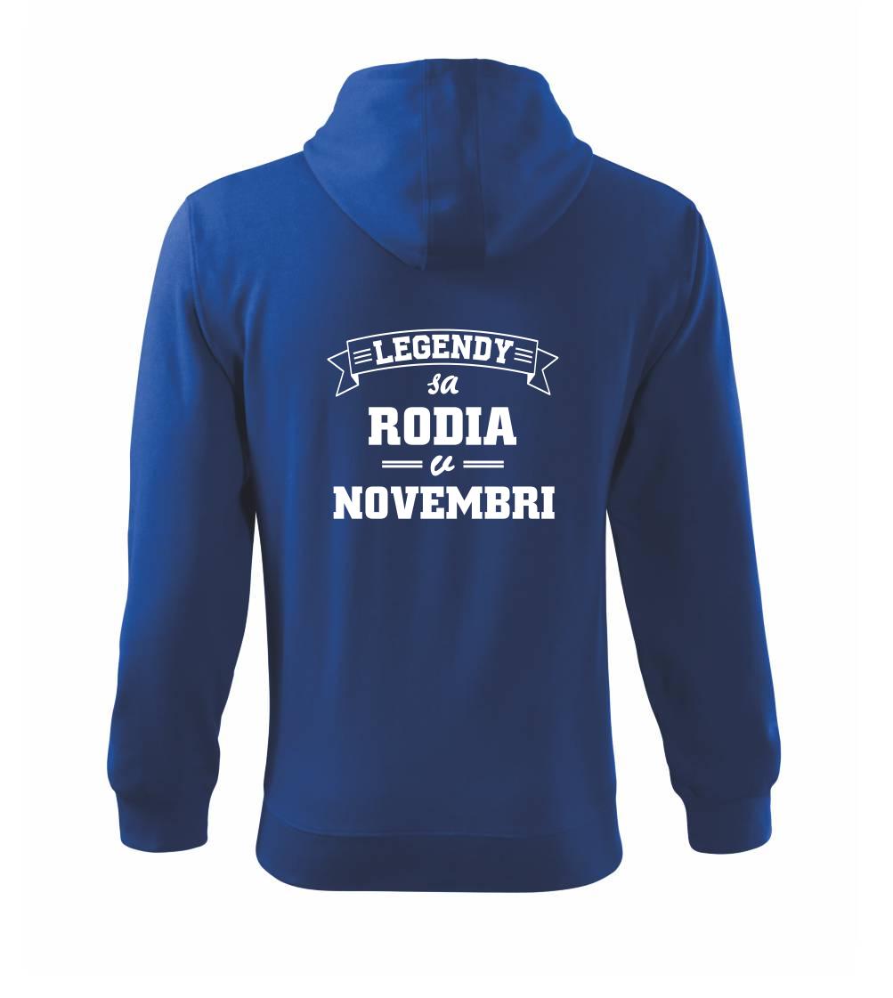 Legendy sa rodia v novembri Legendy sa rodia v novembri