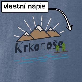 Kreslené hory - vlastné nápis