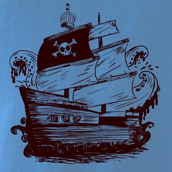 Pirátská loď maľovaná Pirátská loď maľovaná
