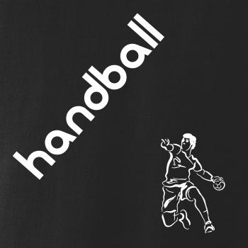 Handball nápis šikmo Handball nápis šikmo