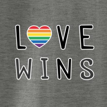 Love wins nápis