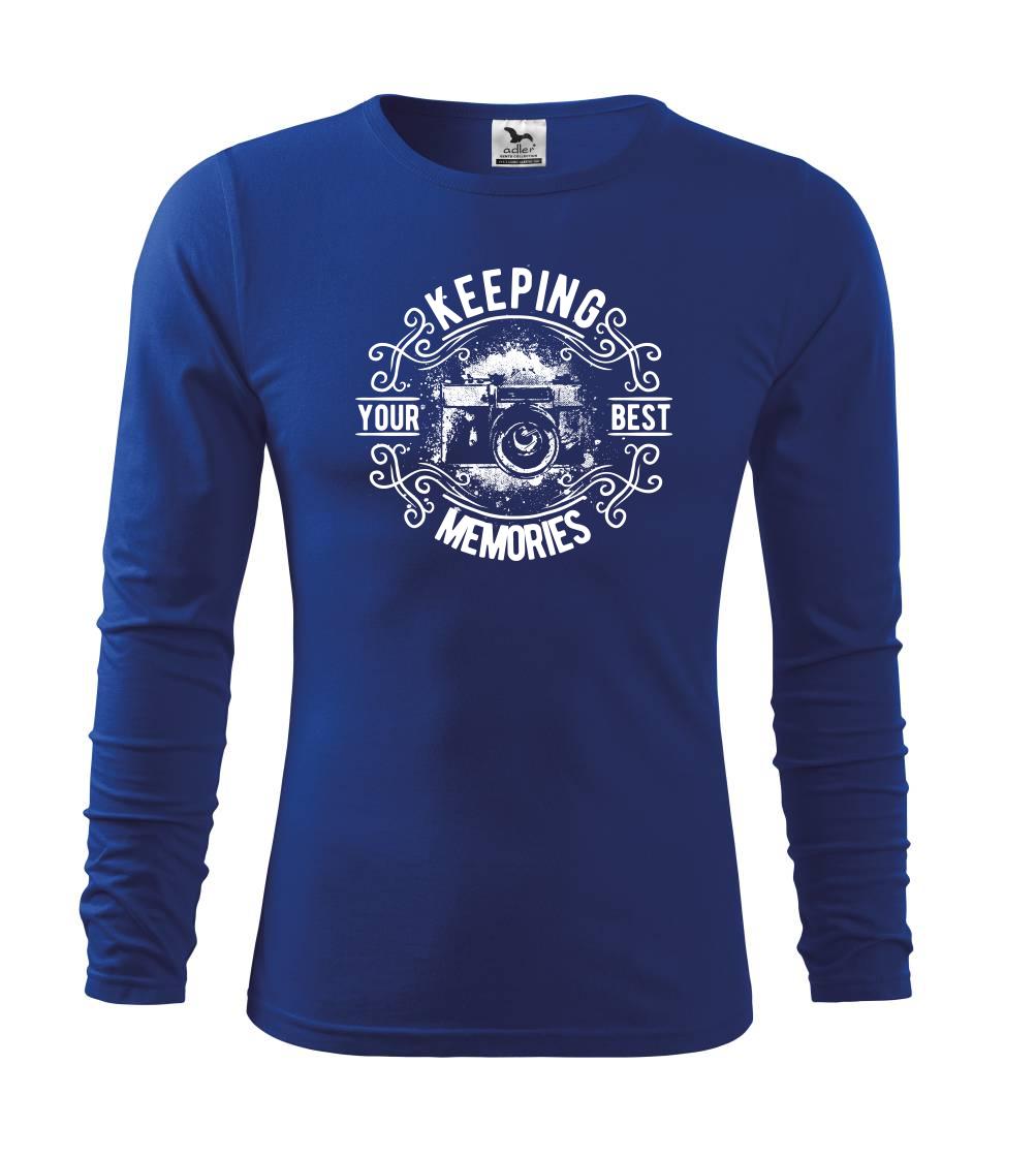 Tričká pre fotografov - Keeping your Best Memories - Tričko detské Long Sleeve