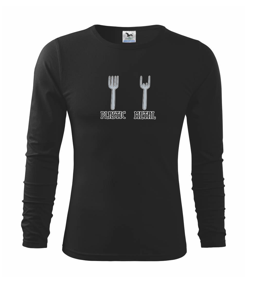 Hudobné tričká - Plastic Metal - Tričko detské Long Sleeve