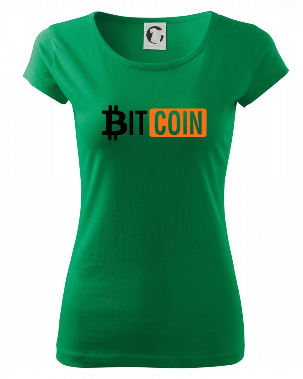 Bitcoin nápis Bitcoin nápis