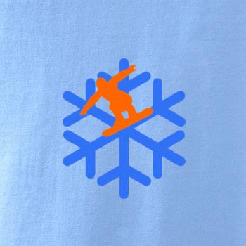 Snowboard vločka Snowboard vločka