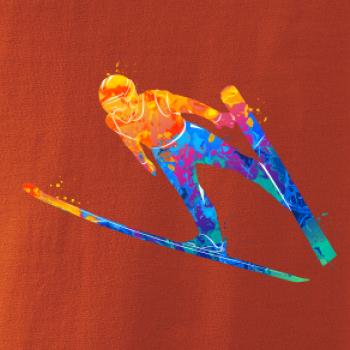 Skokan na lyžiach splash