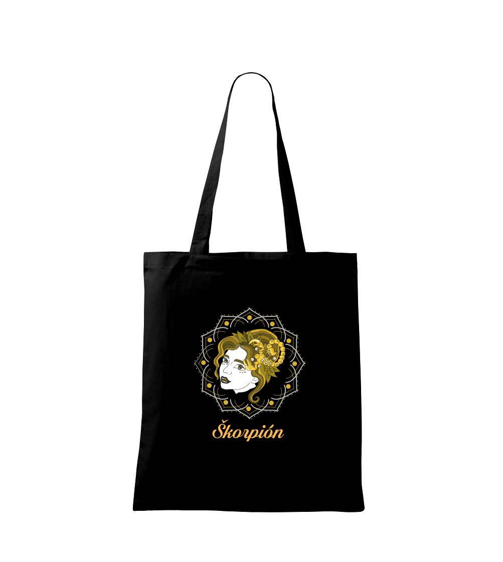 Tričká škorpión - Znamenie ženy - ŠkorpiónSK (Pecka design) - Taška bavlnená