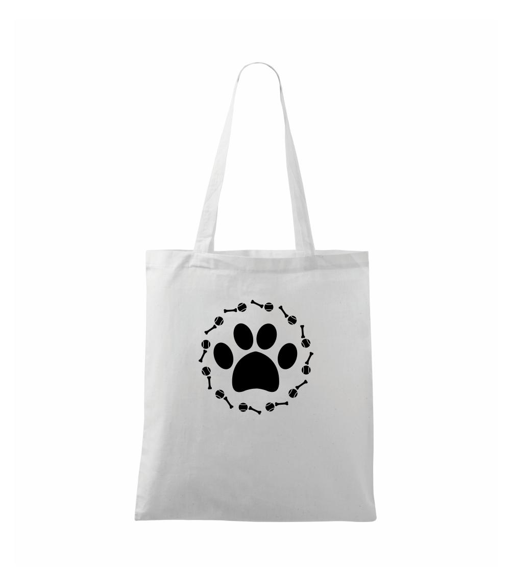 Labka lopta kosť pes