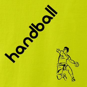 Handball nápis šikmo Handball nápis šikmo