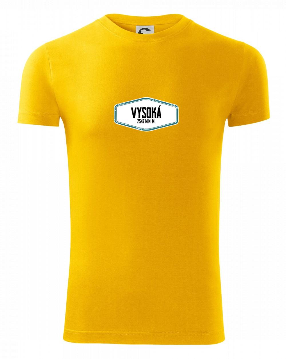 Ostatné mestá / miesta - Vrchol Vysoká - Viper FIT - Pánske zúžené tričko