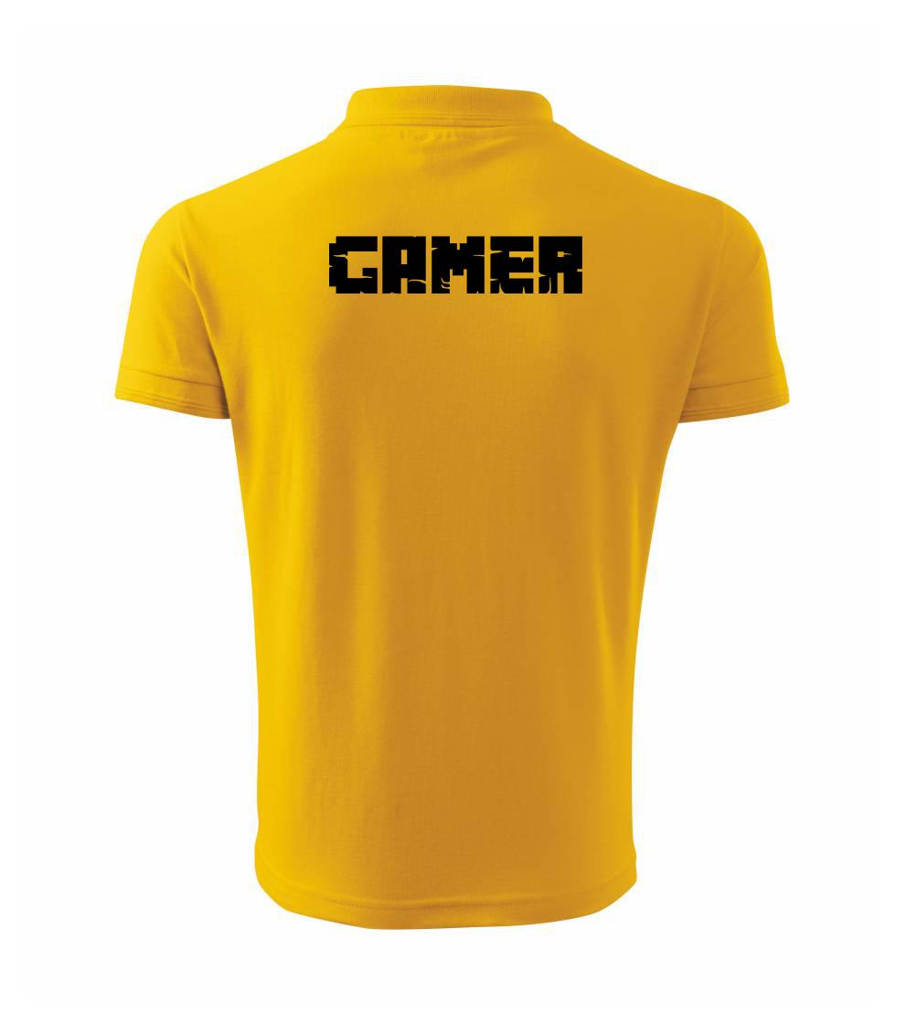 Tričká pre ajťákov - Gamer nápis - Polokošeľa pánska Pique Polo 203