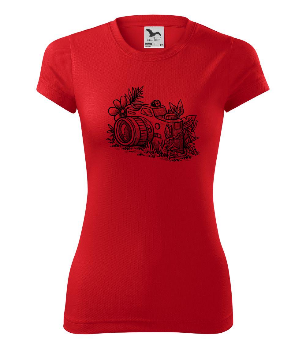 Foťák kreslený lienka Foťák kreslený lienka