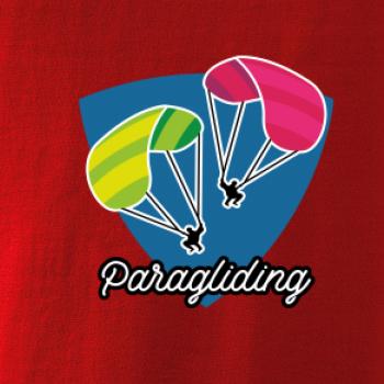 Paragliding dva padáky Paragliding dva padáky