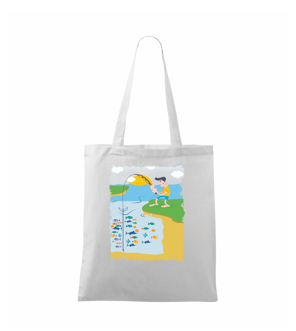 Rybár, ktorý má smolu farebný