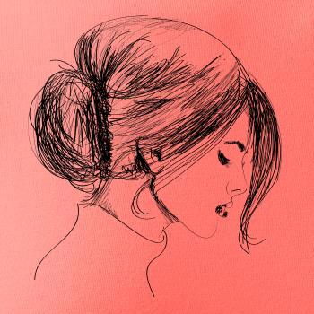 Ručne maľovaná žena