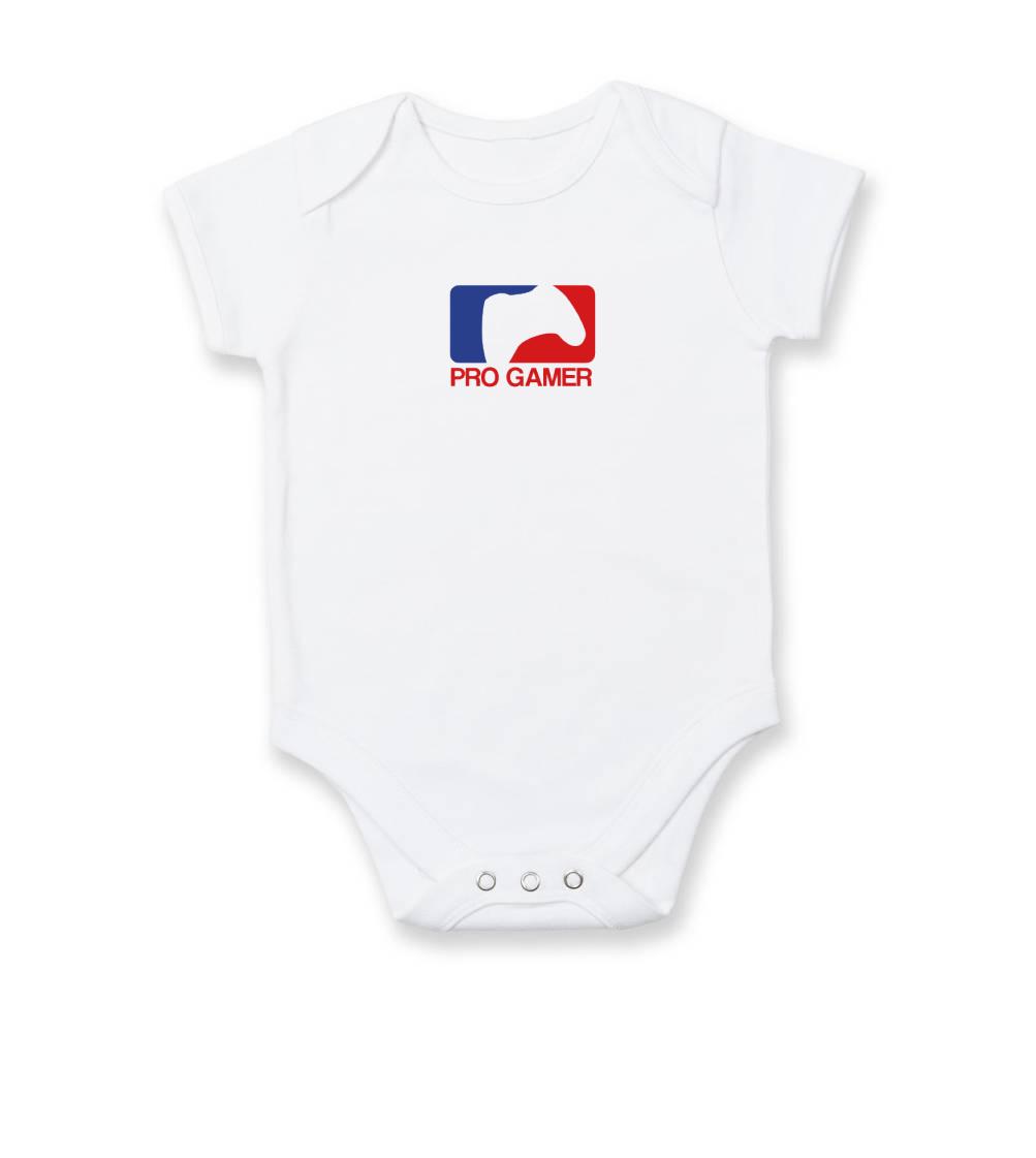 Tričká pre ajťákov - Pro Gamer - Logo - Body dojčenské s krátkym rukávom