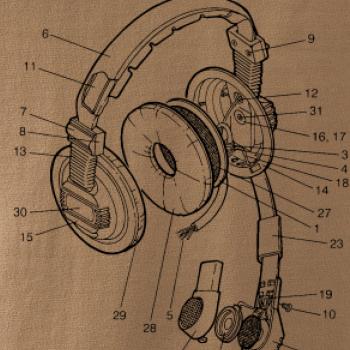 Nákres slúchadlo pre pilota