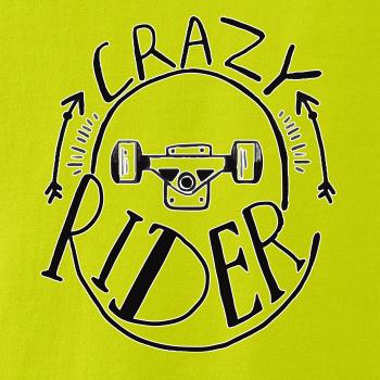 Crazy skateboard rider