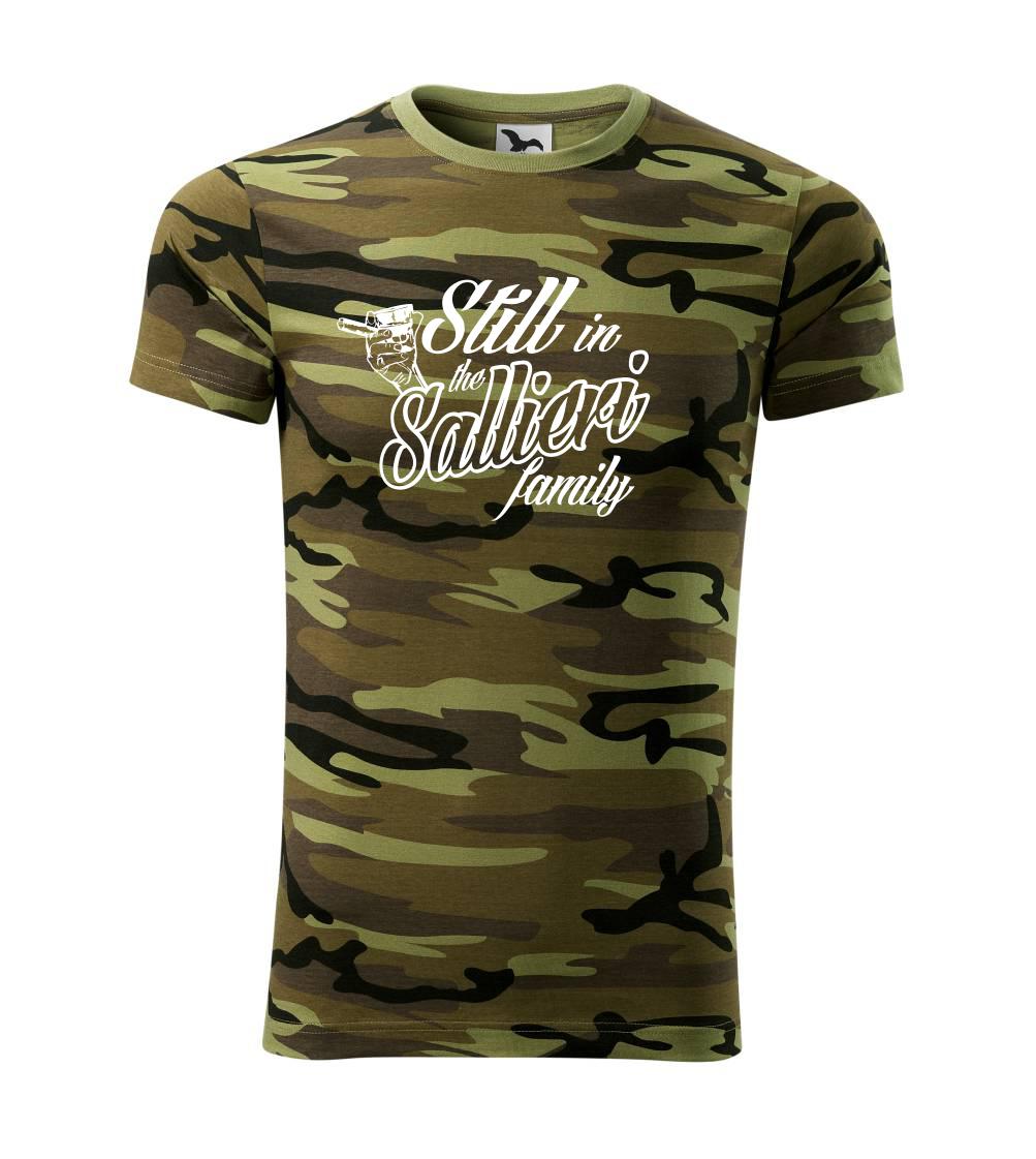 Tričká pre ajťákov - Still In The Sallieri Family - Army CAMOUFLAGE