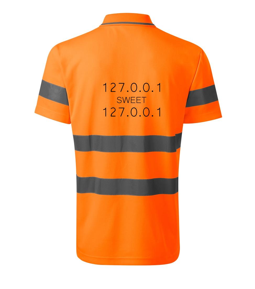 Tričká pre ajťákov - 127.0.0.1 sweet - HV Runway 2V9 - Reflexné polokošeľa