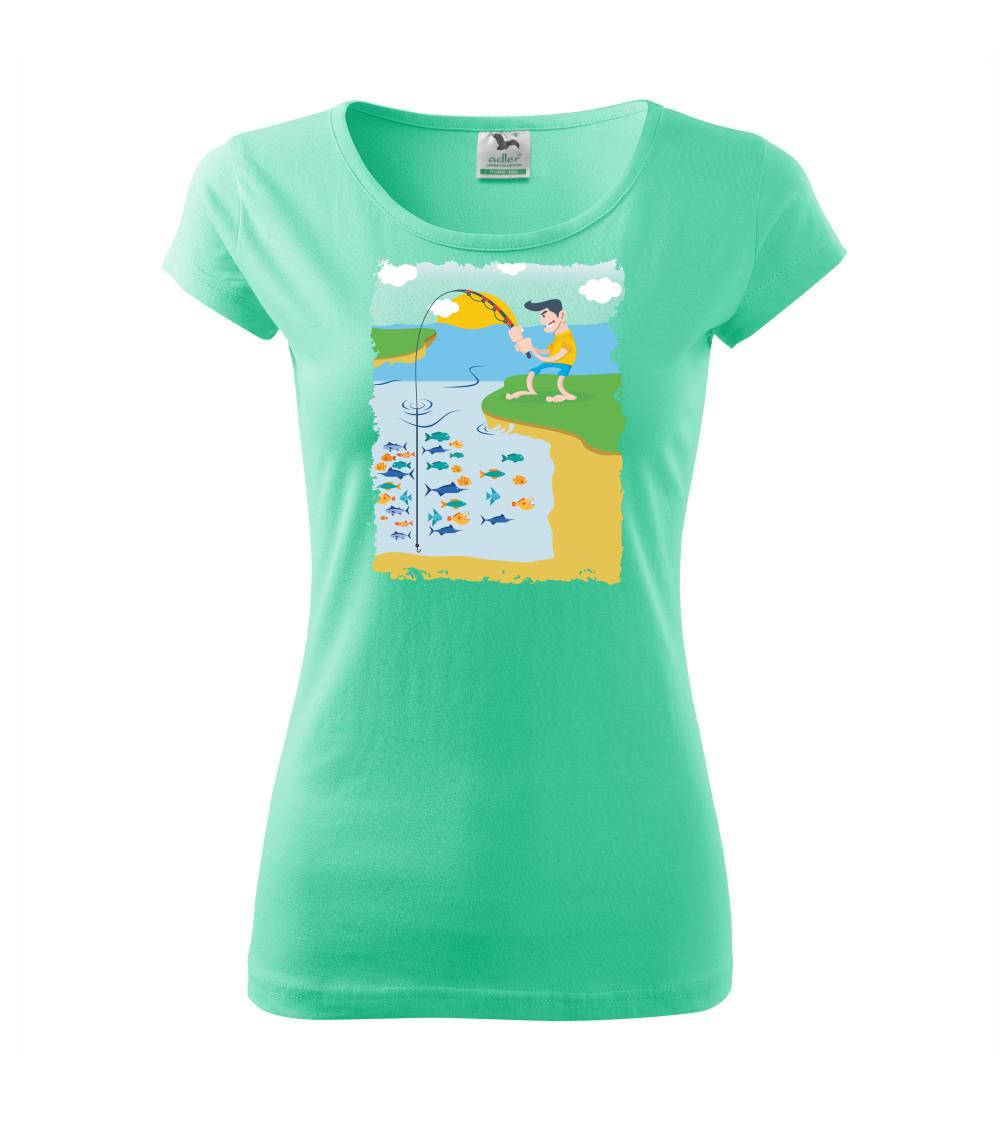 Rybár, ktorý má smolu farebný