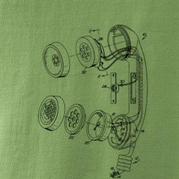 Nákres telefónne slúchadlo staré