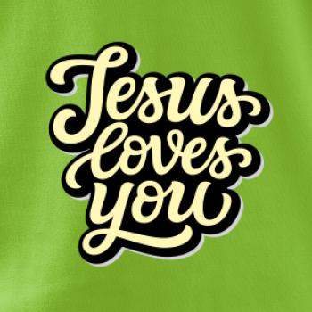 Jesus loves you - písané písmo