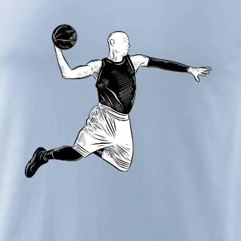 Basketbalista vo výskoku