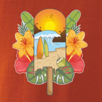 Leto, nanuk, more, pláž