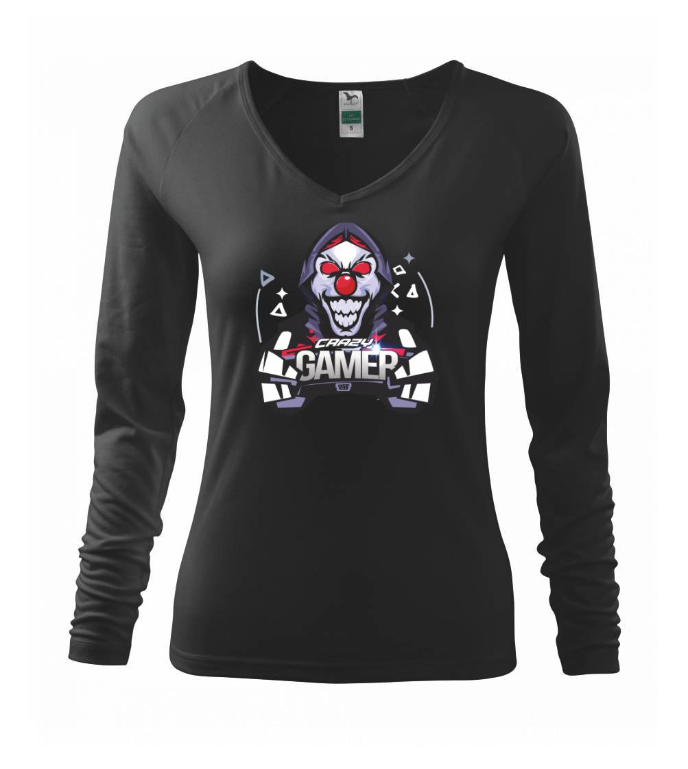 Tričká pre ajťákov - Americký vojak s vlajkou - Tričko dámske Elegance