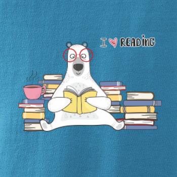 I love reading medveď I love reading medveď