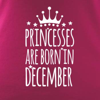 Princesses are born in December