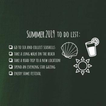 Summer 2019 to do list