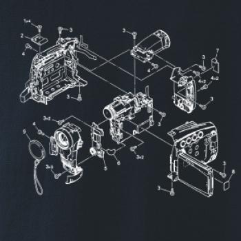 Nákres videokamera stará