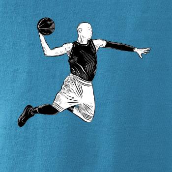 Basketbalista vo výskoku
