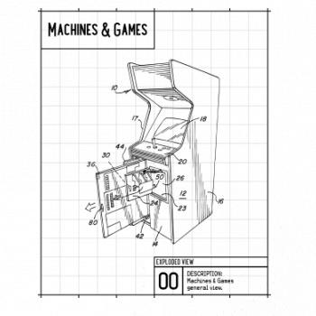 Nákres herný automat otvorený