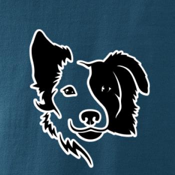 Border kólia obrys hlavy