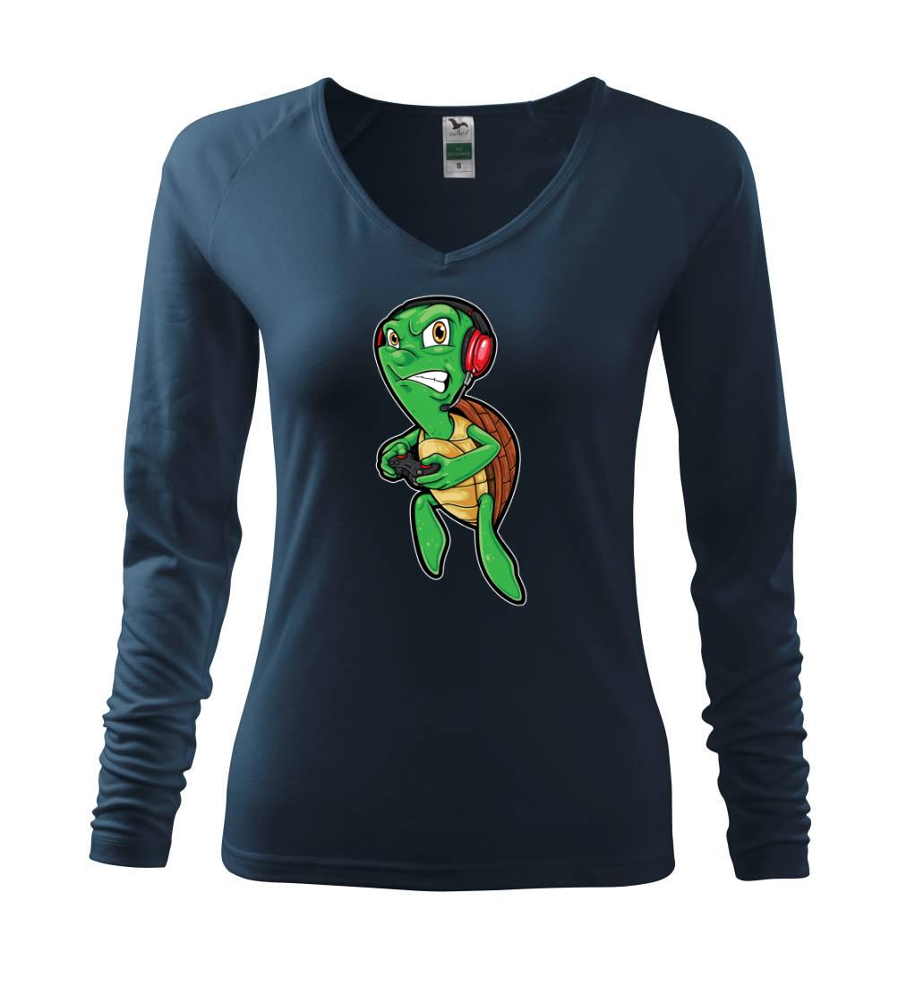 Tričká pre ajťákov - Korytnačka parman - Tričko dámske Elegance