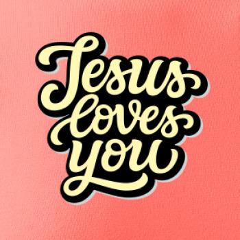 Jesus loves you - písané písmo