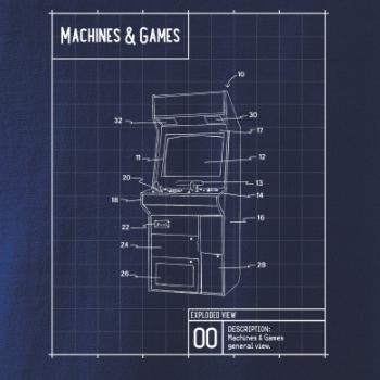 Nákres herný automat spredu Nákres herný automat spredu