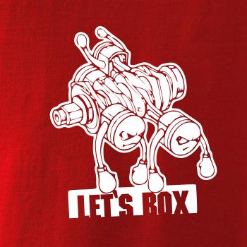 Lets Box nápis