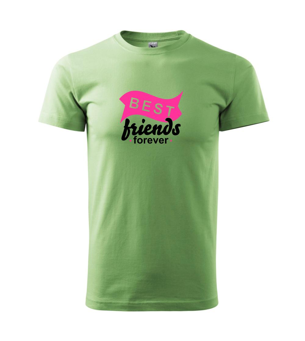 BFF tričká pre najlepšie kamarátov - Best friends stuha - vlna - Klasické pánske tričko vyššej gramáže