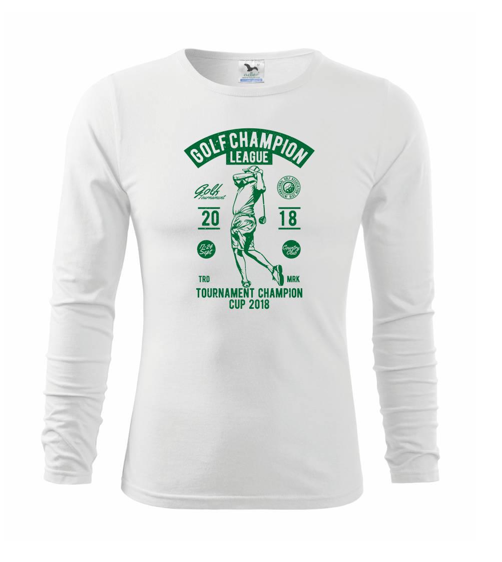 Tričká na golf - Golf Champion League - Tričko detské Long Sleeve