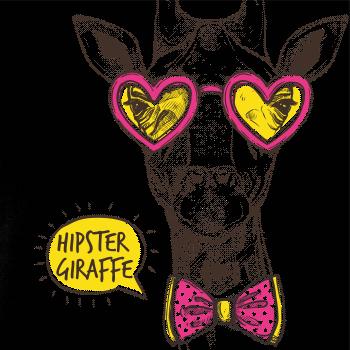 Hipster Giraffe