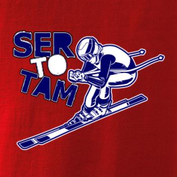 Lyžiar ser to tam