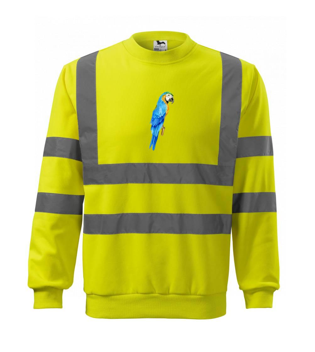 Ara modrá kreslená Ara modrá kreslená