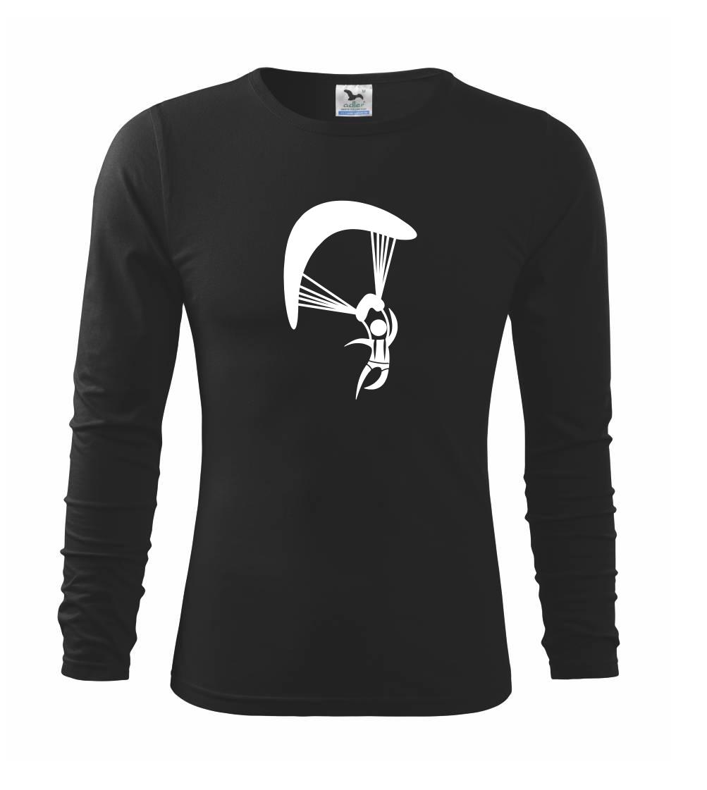 Tričká s motívom paraglidingu - Paragliding panáčik ikona - Tričko detské Long Sleeve