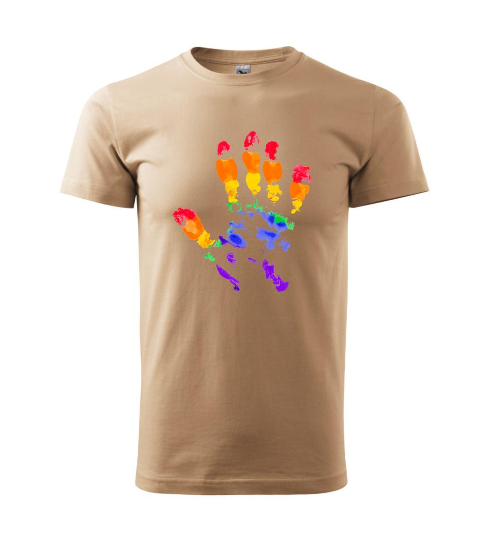 LGBT hand print LGBT hand print