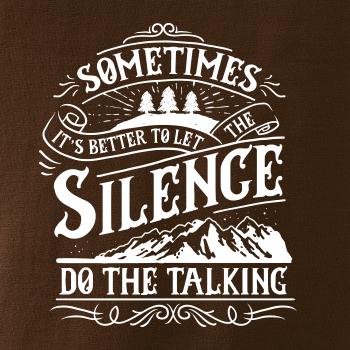 Nature talking about silence